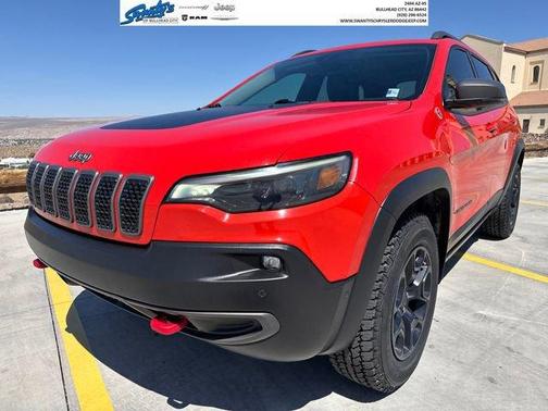 Orange 2021 Jeep Cherokee Trailhawk