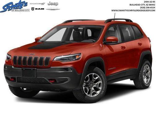 Orange 2021 Jeep Cherokee Trailhawk
