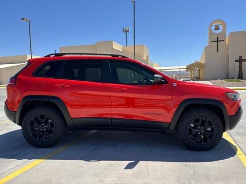 Orange 2021 Jeep Cherokee Trailhawk
