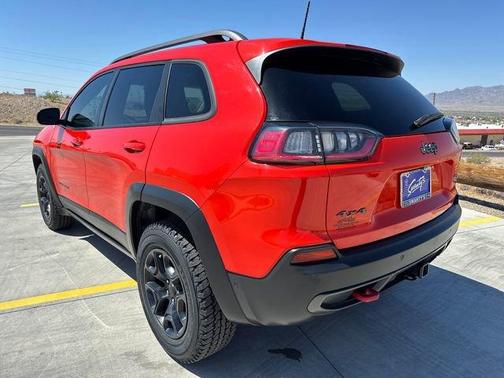 Orange 2021 Jeep Cherokee Trailhawk