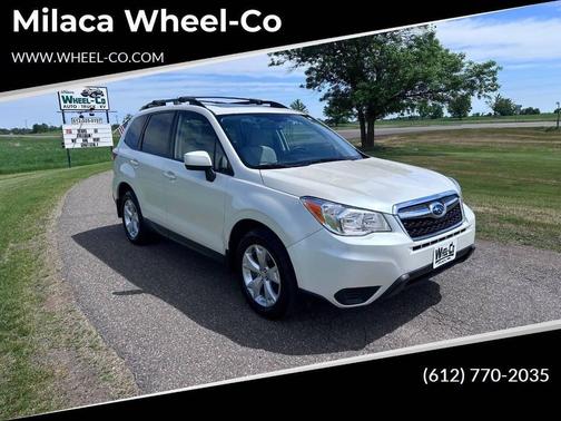 Satin White Pearl 2015 Subaru Forester 2.5i Premium