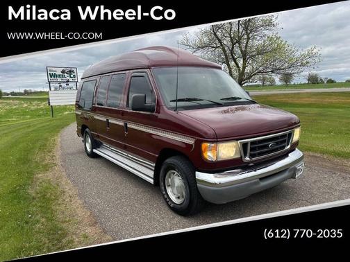 Burgundy 2003 Ford E150 Cargo