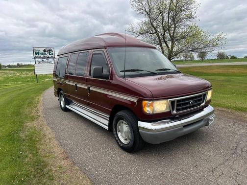 Burgundy 2003 Ford E150 Cargo