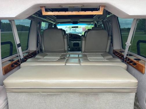 Burgundy 2003 Ford E150 Cargo