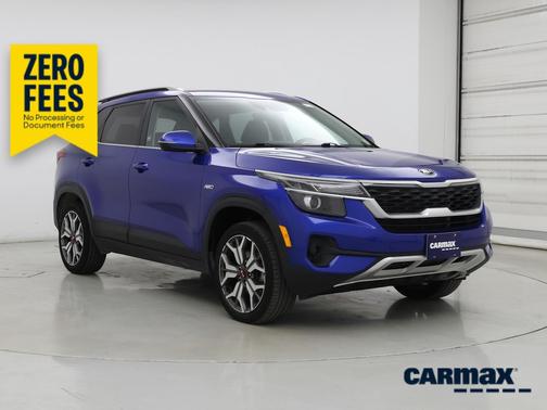 Blue 2021 Kia Seltos S