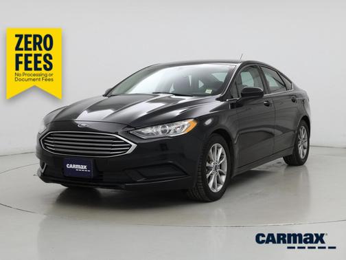 Black 2017 Ford Fusion SE