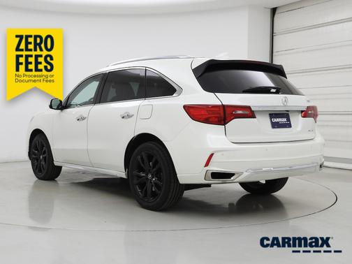 White 2019 Acura MDX Advance