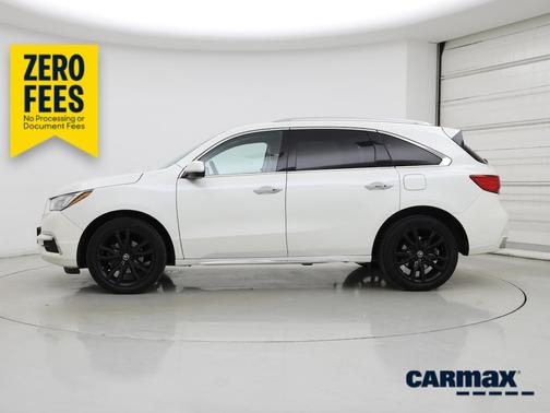 White 2019 Acura MDX Advance