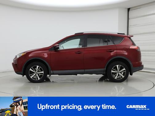 Red 2018 Toyota RAV4 XLE