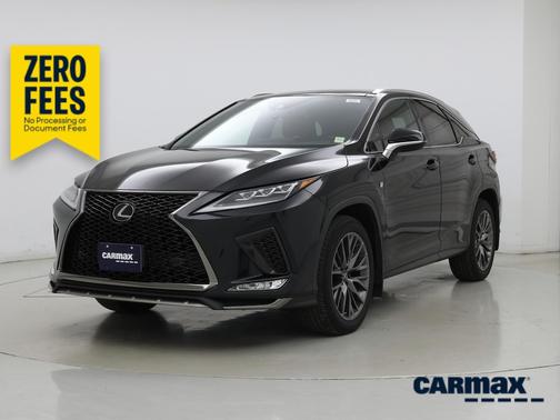 Black 2022 Lexus RX 350 F-SPORT Handling