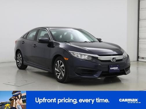 Blue 2016 Honda Civic EX-L