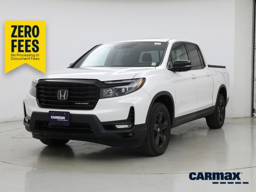 White 2023 Honda Ridgeline Black Edition