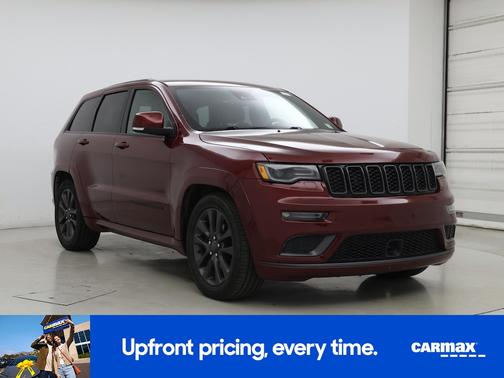 Red 2018 Jeep Grand Cherokee High Altitude