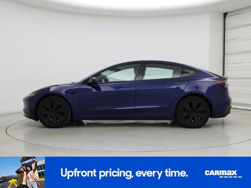 Blue 2025 Tesla Model 3 Long Range