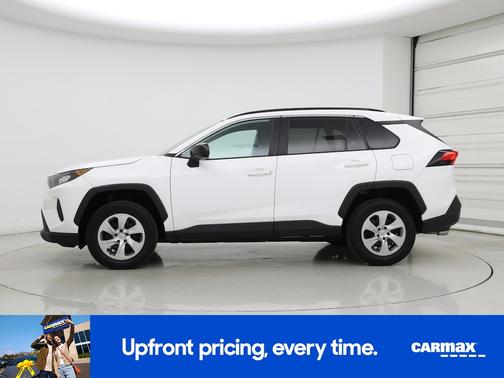 White 2021 Toyota RAV4 LE