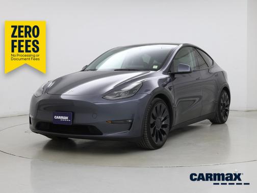 Gray 2023 Tesla Model Y Performance