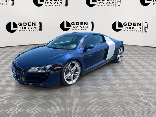 Blue 2009 Audi R8 4.2 quattro
