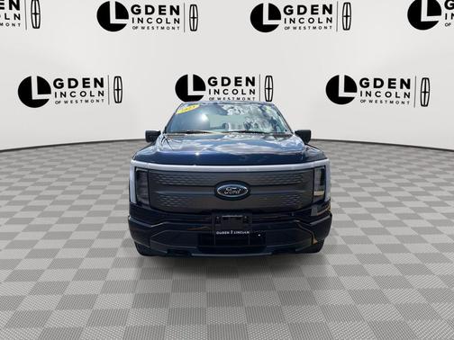 Antimatter Blue Metallic 2023 Ford F-150 Lightning XLT