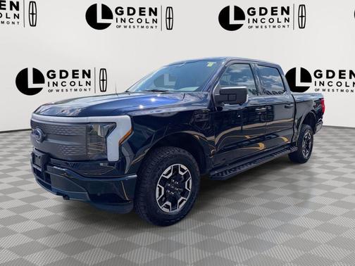 Antimatter Blue Metallic 2023 Ford F-150 Lightning XLT