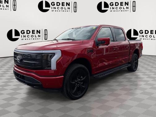 RAPID RED MET TINTED CC 2025 Ford F-150 Lightning Platinum