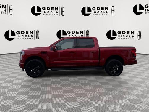 RAPID RED MET TINTED CC 2025 Ford F-150 Lightning Platinum
