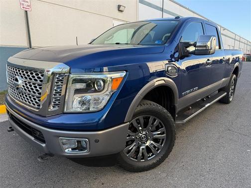 Gray 2016 Nissan Titan XD Platinum Reserve