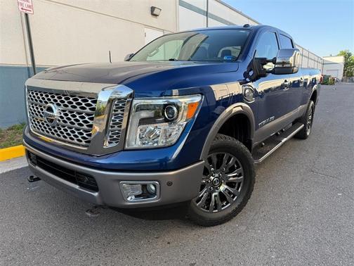 Gray 2016 Nissan Titan XD Platinum Reserve