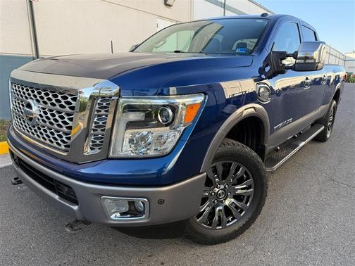 Gray 2016 Nissan Titan XD Platinum Reserve