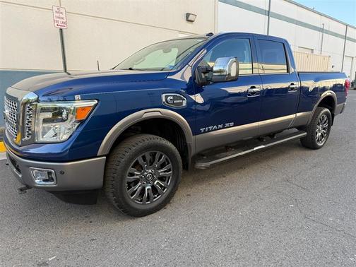 Gray 2016 Nissan Titan XD Platinum Reserve