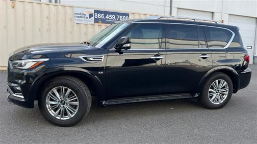 Black Obsidian 2019 INFINITI QX80 Luxe