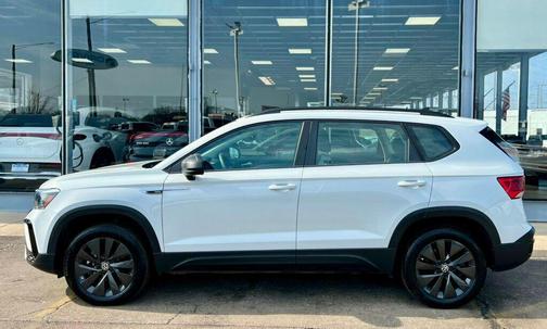 Pure White 2024 Volkswagen Taos S FWD