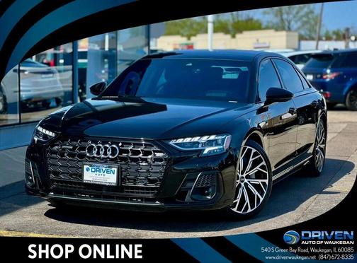 Mythos Black Metallic 2024 Audi A8 L 55 TFSI quattro