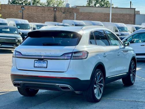 Pristine White Metallic Tri-Coat 2023 Lincoln Nautilus Reserve AWD