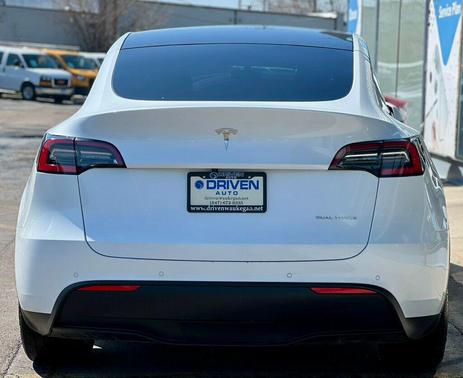 Pearl White Multi-Coat 2021 Tesla Model Y Long Range AWD