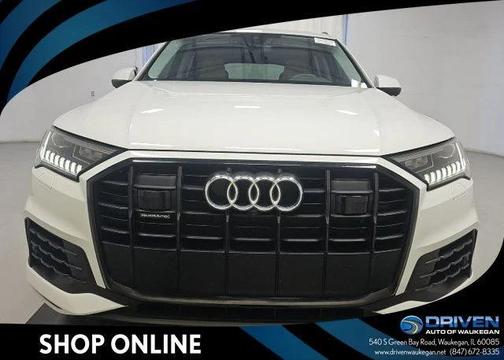 Glacier White Metallic 2023 Audi Q7 55 Premium Plus