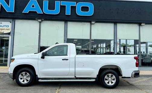 Summit White 2025 Chevrolet Silverado 1500 WT