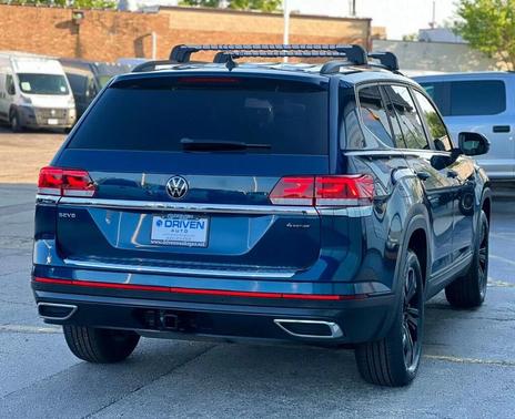 Tourmaline Blue Metallic 2023 Volkswagen Atlas 3.6L SE w/Technology
