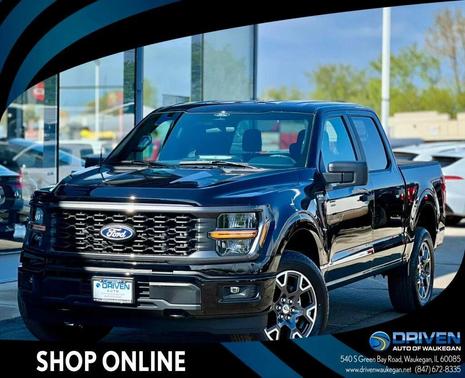 Agate Black Metallic 2025 Ford F-150 STX 4WD SuperCrew 5.5' Box