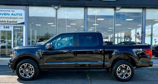 Agate Black Metallic 2025 Ford F-150 STX 4WD SuperCrew 5.5' Box