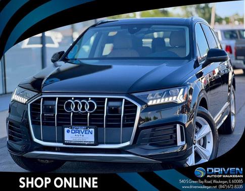 Mythos Black Metallic 2023 Audi Q7 45 Premium Plus