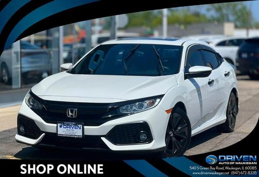 WHITE 2017 Honda Civic EX