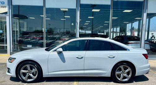 Glacier White Metallic 2024 Audi A6 45 Premium Plus