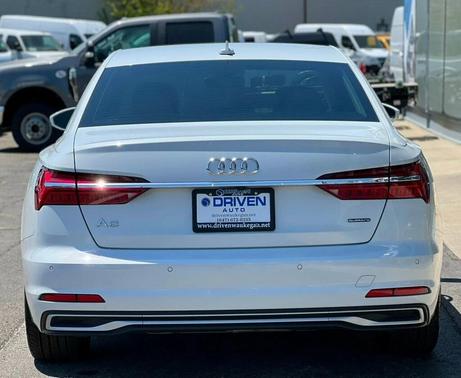 Glacier White Metallic 2024 Audi A6 45 Premium Plus
