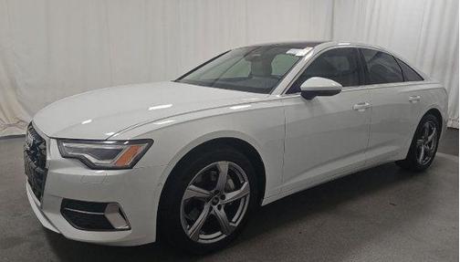 Glacier White Metallic 2024 Audi A6 45 Premium Plus