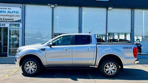 Iconic Silver Metallic 2021 Ford Ranger LARIAT 4WD SuperCrew 5' Box