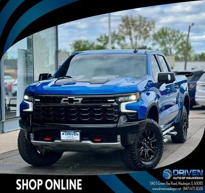 Glacier Blue Metallic 2022 Chevrolet Silverado 1500 ZR2