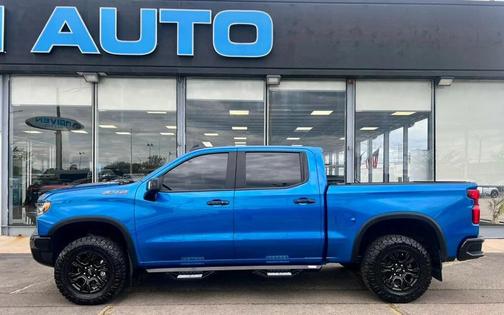 Glacier Blue Metallic 2022 Chevrolet Silverado 1500 ZR2