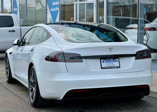 WHITE 2021 Tesla Model S Long Range Plus