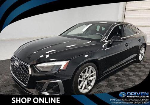 Mythos Black Metallic 2024 Audi A5 Sportback 45 S Line Premium