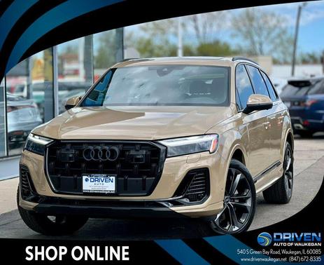 Sakhir Gold Metallic 2025 Audi Q7 55 Premium Plus
